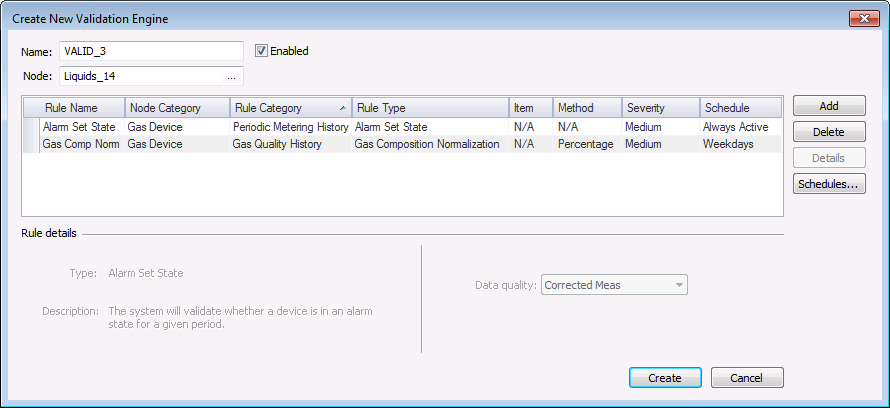 Create New Validation Engine